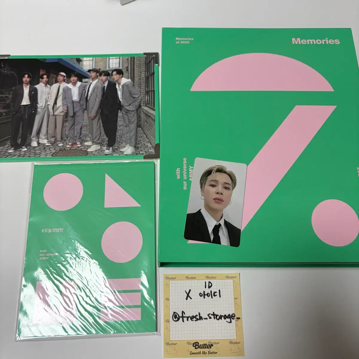 방탄소년단 메모리즈 2020 디비디 지민 포카 BTS DVD Memo | 브랜드